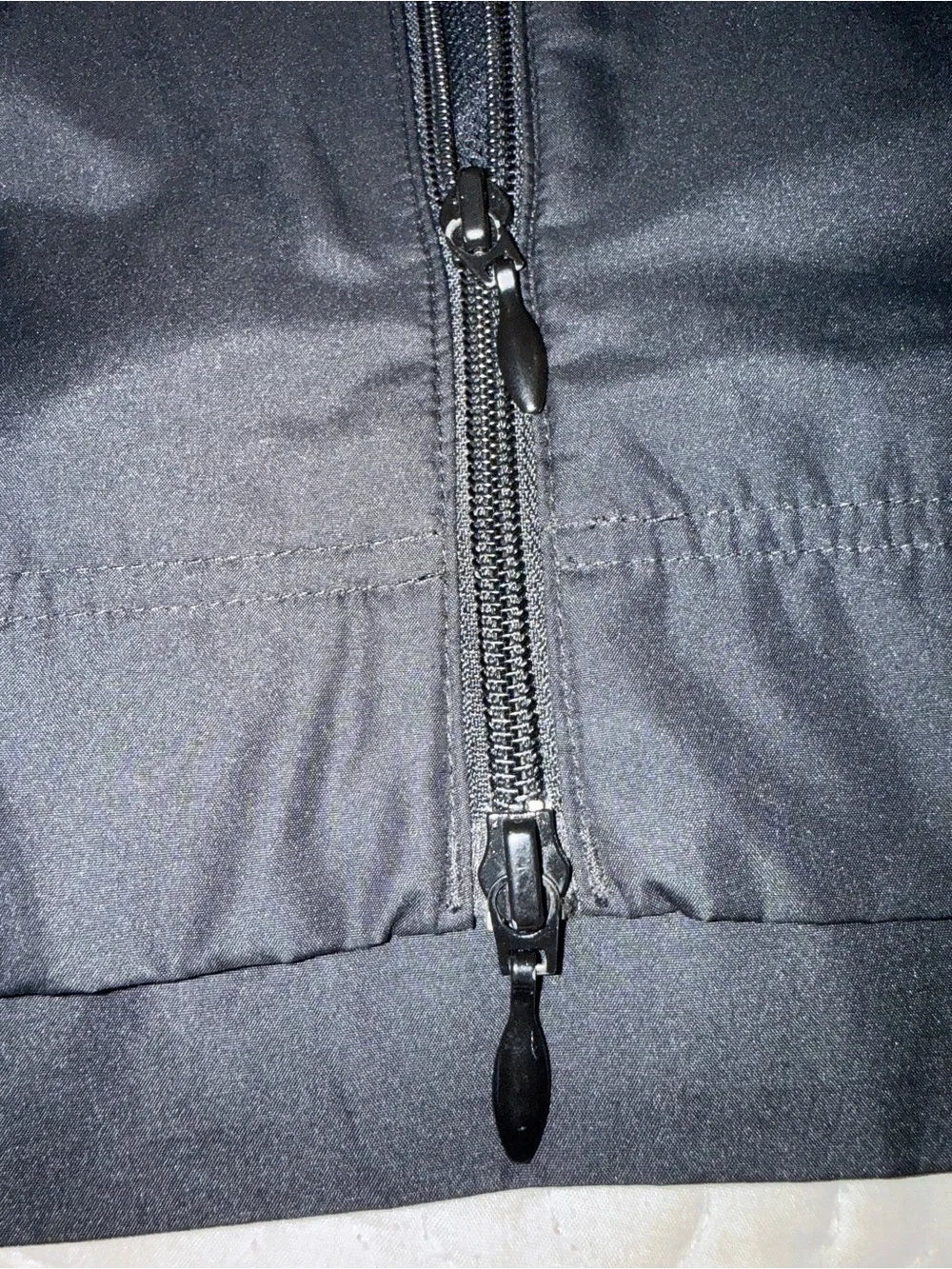 adidas Black Windbreaker with White Three-Stripes